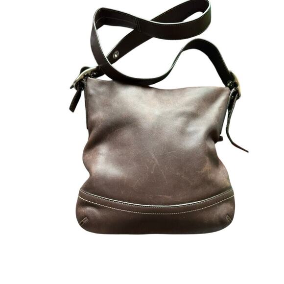 COACH 1415 Vintage brown Calfskin Soho Crossbody‎ - Picture 1 of 11